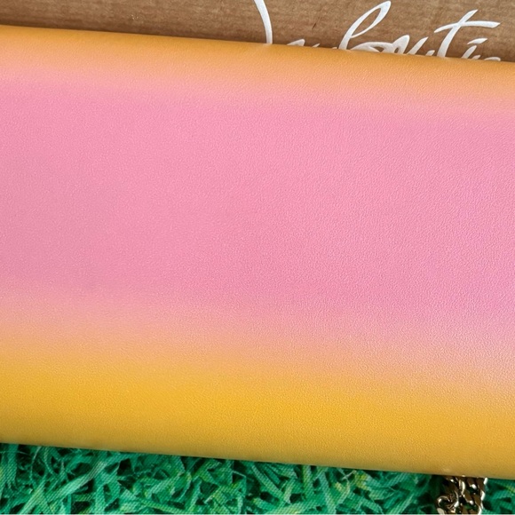 Christian Louboutin Gradient Pink and Orange Crossbody Bag - Picture 2 of 3